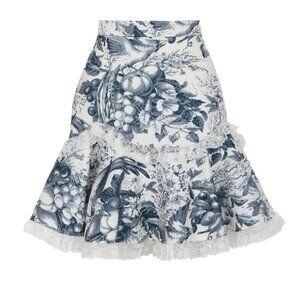 NWOT Selkie Boleyn Skirt in Louis Toile Print